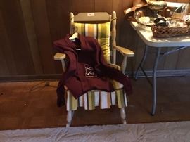 Benton letter sweater and rocker