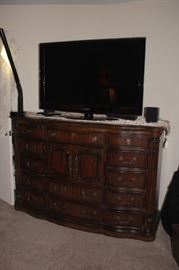 Dresser and Flat Screen TV