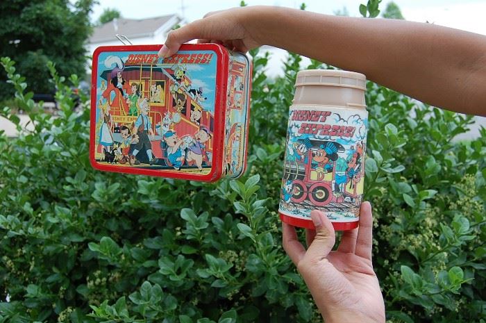 Vintage Disney Lunch Box with Thermos 