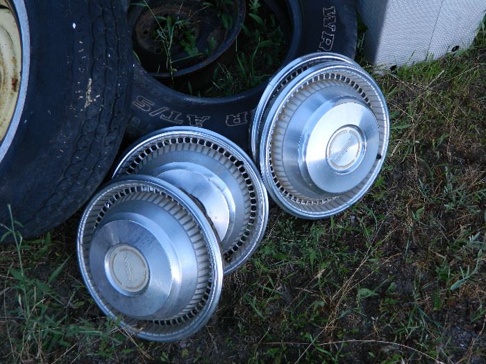 Lots of hubcaps