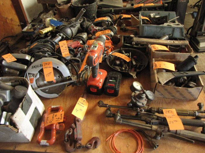 Large amount of tools