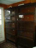 2 Sets of Barrister Bookcases. 5 sections each.