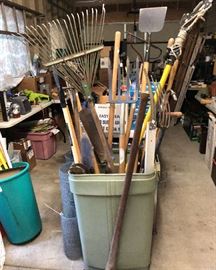 Not pictured is a Toro Self Propelled mower and a Craftsman Chipper/shredder