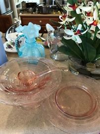 Pink Depression Glass