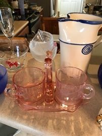 Pink Depression Glass