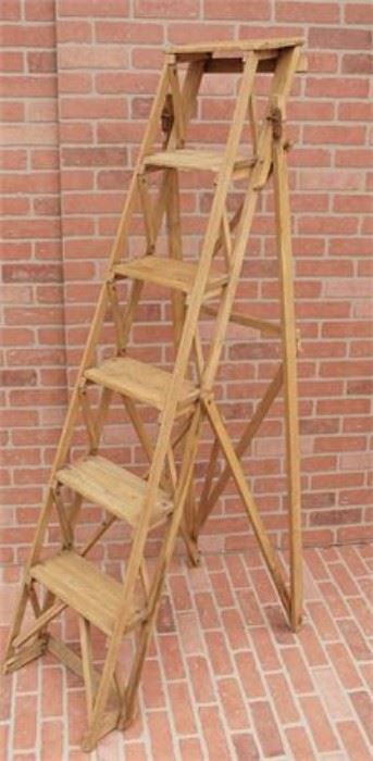 Antique Pine Ladder