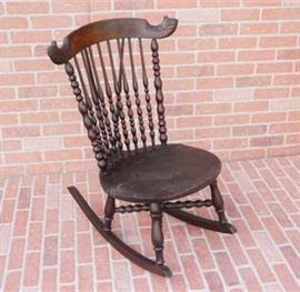 Armless Rocking Chair