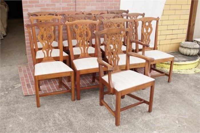 Set of 13 George II Style Dining Chairs