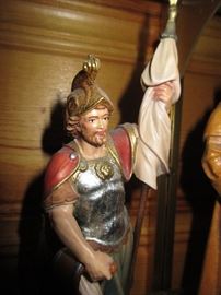 German figure- hand carved and painted- mint and exceptional