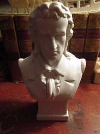 The second of two Parian busts