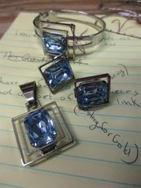 Beautiful four piece set of costume jewelry