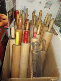 Anyone baking a pie? You'll need one of these...maybe two! Collection of rolling pins