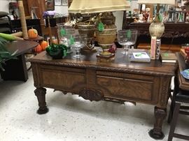 Beautiful Large desk - this is the back side