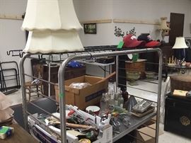 Razorback goats and lamp shades