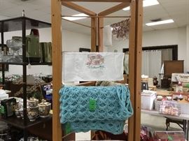 Dish towels  and afghan