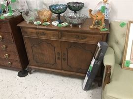 Small sideboard with storage- home decor items