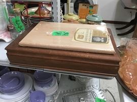 Wooden silverware chest