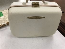 Vintage hair dryer in case