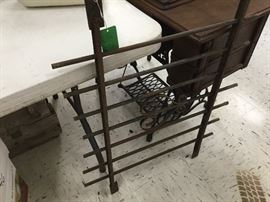 Iron grate from old house