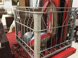 Toys, metal box and more