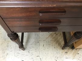 Sewing machine cabinet front & legs