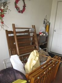 1950's baby crib, and play pen