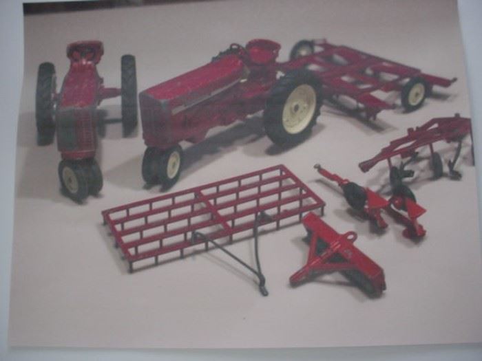 Old farm toys