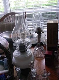 some of the old oil lamps