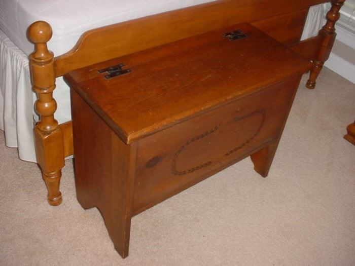 Antique child cedar chest