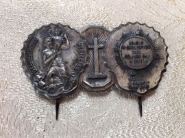 St. Christopher Car Ornament.