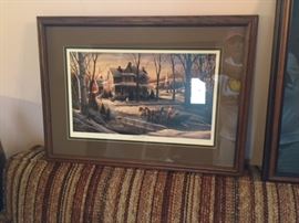 Terry Redlin Print-Homeward Bound.