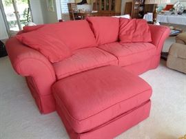 sofa w/ottoman