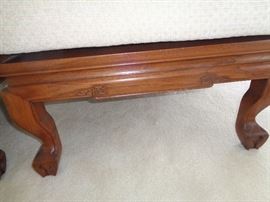 closeup of décor on ming chair