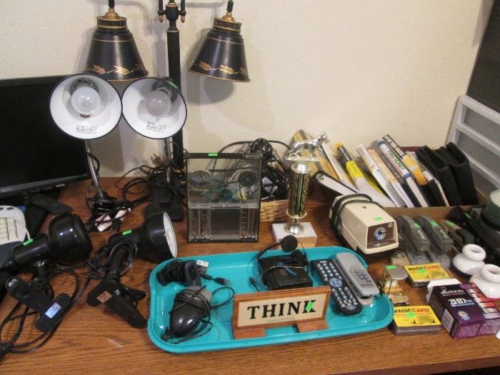 Office Supplies, Clip-on and Desk Lamps