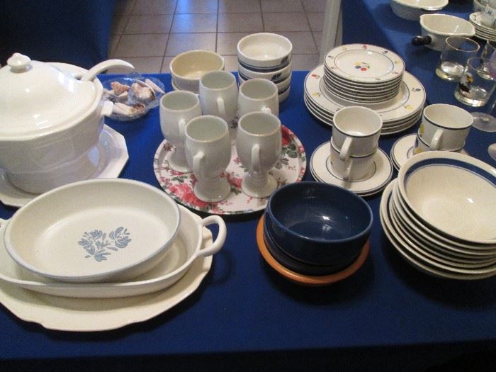 2-Soup Tureens and Assorted Dishes, Mugs and Casseroles