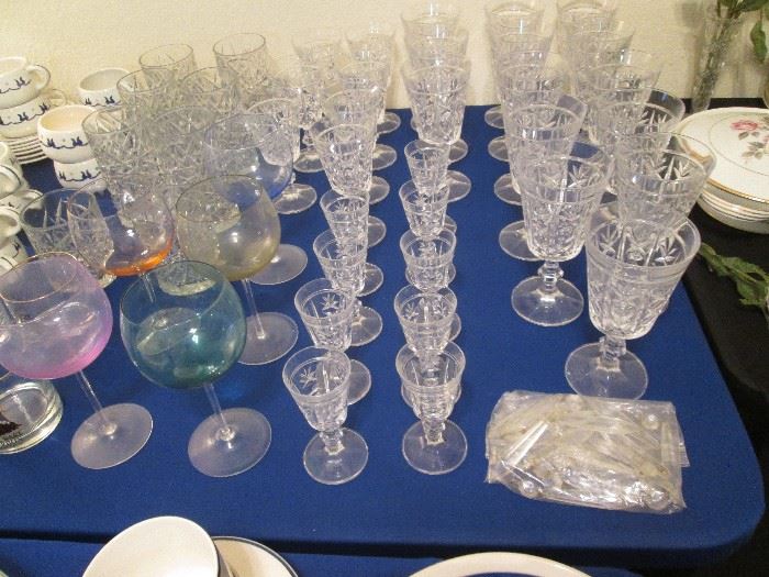 Large Variety of Glassware and Stemware