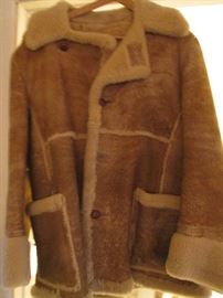 Man's Suede and Lambs Fur Jacket by Lakeland      Size 40