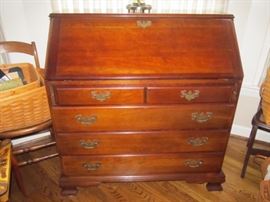 slant front secretary desk