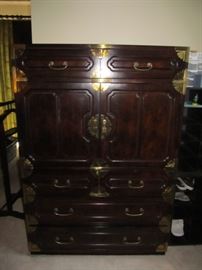 Bernhardt Gentleman's chest. Also available are the matching dresser, king bed and pair of nightstands