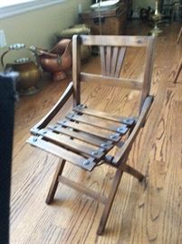 primitive child's chair
