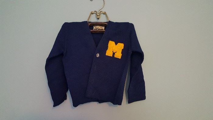 Vintage child's Michigan sweater
