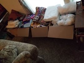 Fabric pieces and Scrap