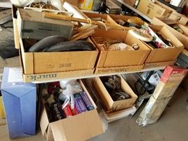 Tables of Tools and garage items