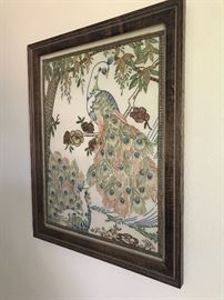 Vintage handiwork beautifully framed !