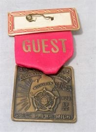 1942 Fraternal Order of Police Guest Badge