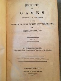 William Cranch - Reports of Cases Argued and Adjudged in the Supreme Court of the United States in February Term 1815 (Vol. iX)