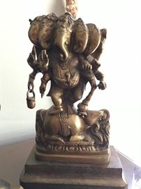 Brass Lord Ganesha Sculpture