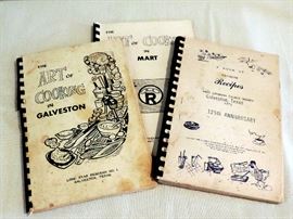 GALVESTON VINTAGE COOKBOOKS