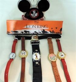 DISNEY AND MICKEY WATCHES