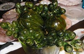 Empoli  Italian mid century glass fruit 